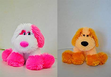 Мягкая игрушка Собака Дружок 30*40 см, 4 цвета