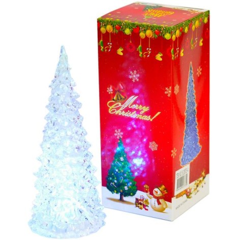 LED світильник Ялинка прозора CX-1 LED 17см