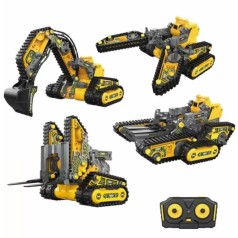 Конструктор на радіокеруванні 4 в 1 176 деталей, пульт 2.4 GHz, наліпки, у коробці