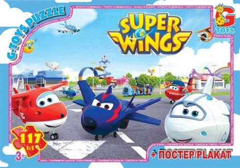 Пазлы "Супер Крылья", 117 элементов