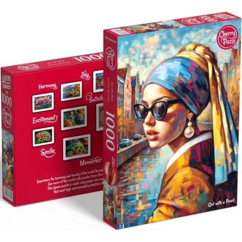 Пазли "Дівчина з перлиною", 1000 деталей