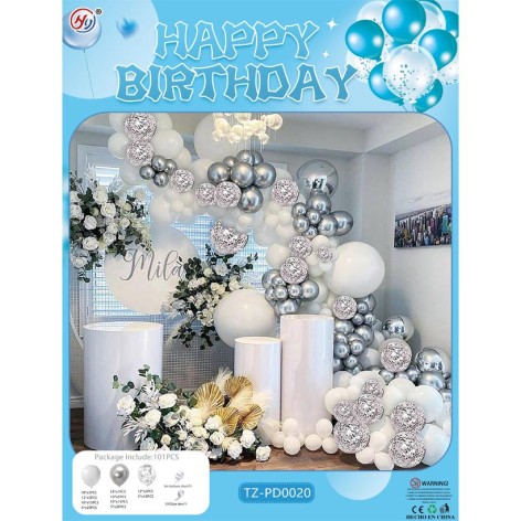 Набір повітряних куль 101шт для створення фотозони - арки TZ-PD0020