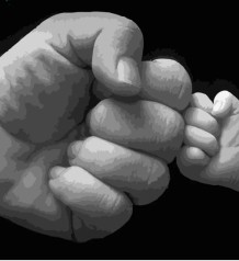 Набір для розпису по номерах Кулачки Strateg розміром 40х40 см (SK006)