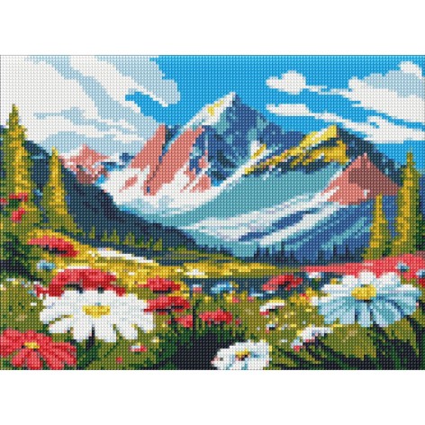 Алмазна мозаїка Ідейка "Контрасти природи" 30x40 см (AMO8136)