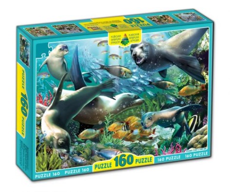 Пазл "Моржі, тюлені, котики" 160 елементів