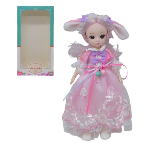Кукла шарнирная "Graceful" (30 см), розовая