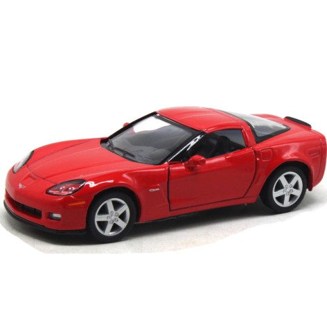 Машинка металева CHEVROLET CORVETTE Z06 2007 червона
