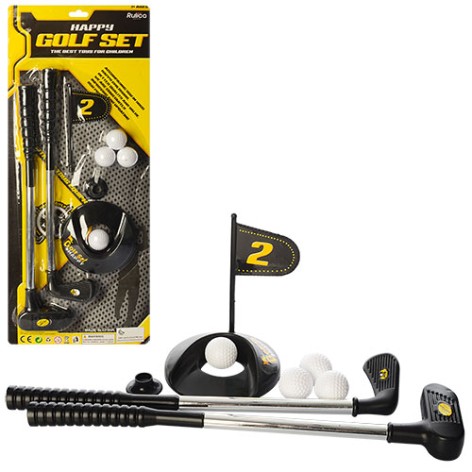 Дитячий набір для гольфу Rulica "2 клюшки, 4 м'ячі, лунка" (26-63-3см)