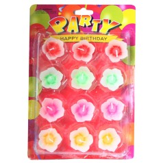 Набор декоративных свечей Цветы, 12 шт. Цветочек