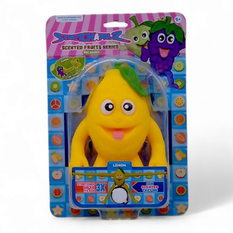 Іграшка-тягучка "Stretchapalz" серія "Фрукти" Лимон, з ароматом, 14 см