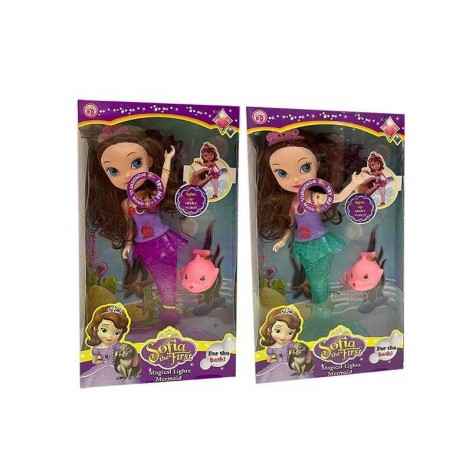 Кукла 2 вида, подсветка, 30 см, фигурка с пискавкой, в кор. 