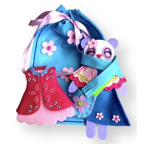 Набір для творчості Аплі Краплі "Панда" іграшка + одяг та аксесуари (ЗІ-04)