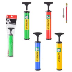 Насос для м'ячів 25 см у пакеті,4 кольори 