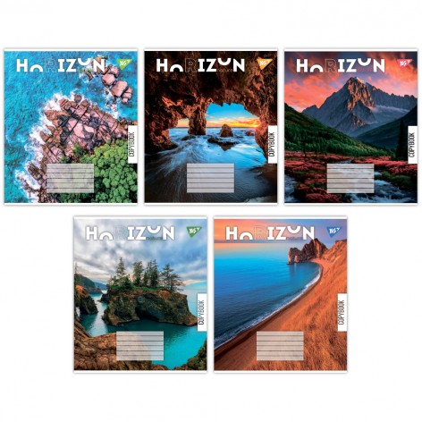 А5/24 лін. Yes Horizon nature, тетрадь учнів. 20 шт в уп. //