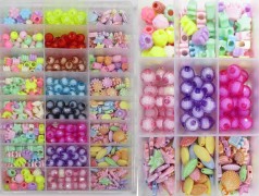 Набор для плетения- бусинки в кор.15*21*4см 3в. (1*48)