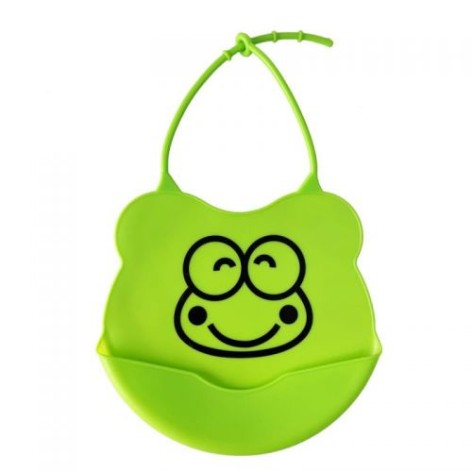 Слюнявчик силіконовий, салатовий