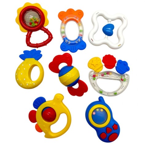 Набор погремушек, 8 шт в пакете
