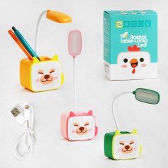 Світлодіодна лампа дитяча 3 кольори 2 режими акумуляторна мікс видів