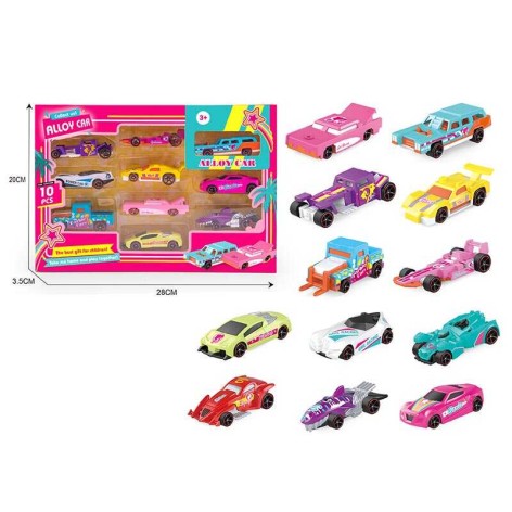 Ігровий набір машинок A-Toys "72-2" 10 металопластикових машинок (72-2)