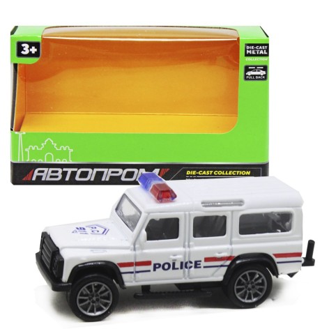 Машина металева АВТОПРОМ білий