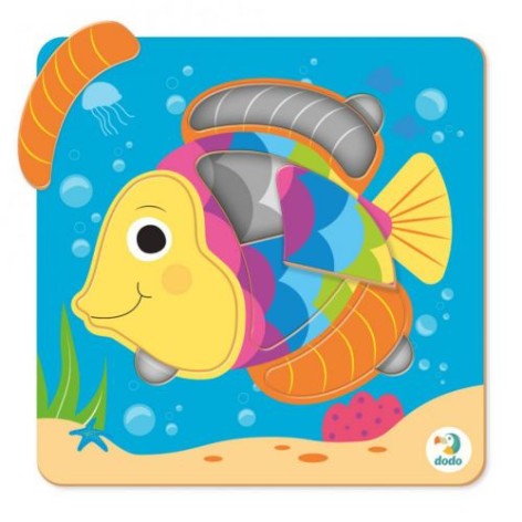 Пазл дитячий "Рибка", 5 ел