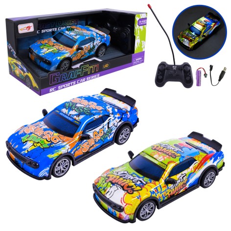 Радіокерована машина 2 кольори зі світлом 28*13,5*12 см