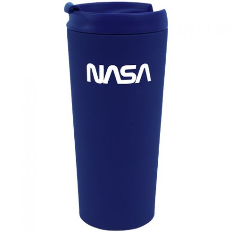 Термокружка, синяя, 440 мл