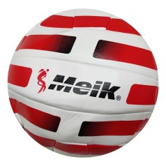 Мʼяч волейбол  PVC (ЧЕРВОНИЙ В БІЛУ СМУЖКУ)