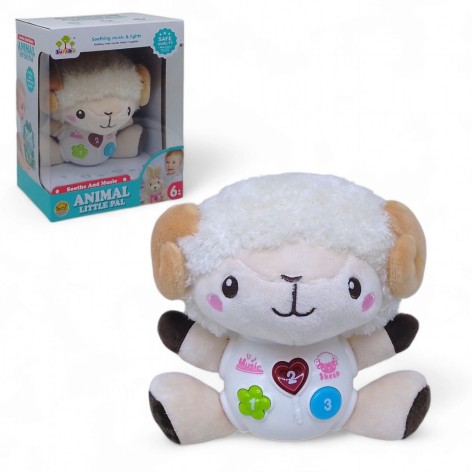 Мягкая игрушка "Баранчик" со светом и звуком.