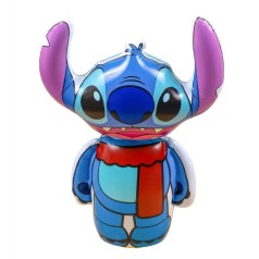 Пляжный надувной неваляшка с песком "Вухань" Стич / Stitch, 85 см