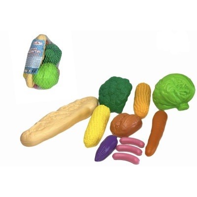 Набор игрушечных продуктов пластиковых