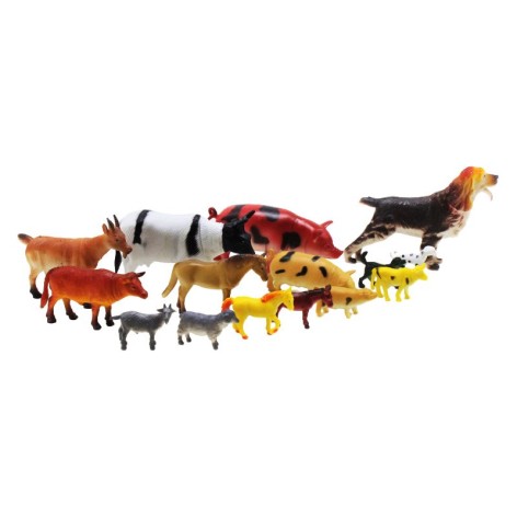 Набір домашніх тварин (15 фігурок) ВИД 1