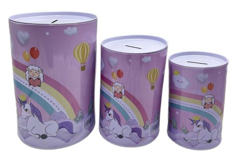 Копилка металлическая -3шт. 