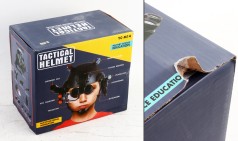 УЦЕНКА 30% Шолом запускач, ліхтарик, лазер, мікрофон і динамік, бінокль, підсвічування, в кор. 