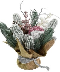 Композиція новорічна 20х26см КН10