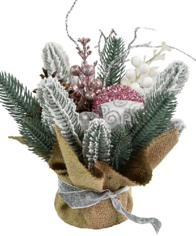 Композиція новорічна 20х26см КН10