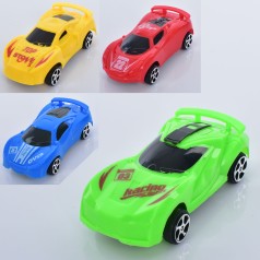 Машина 8см, инерция, 4 вида, в п/е 12-9-3см 