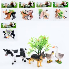 Фігурка набір, домашні тварини, 6 видів, в п/е 21-19,5-3см 