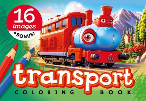 Розфарбовка, 80г, 148х210 мм, 8 арк., А5,Скоба диз.23339