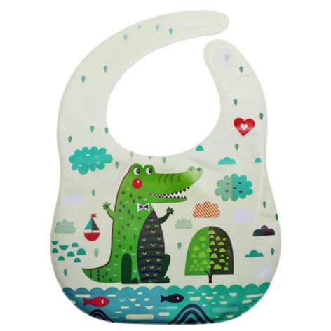 Слинявчик з кишенею "Крокодил" (на липучці)