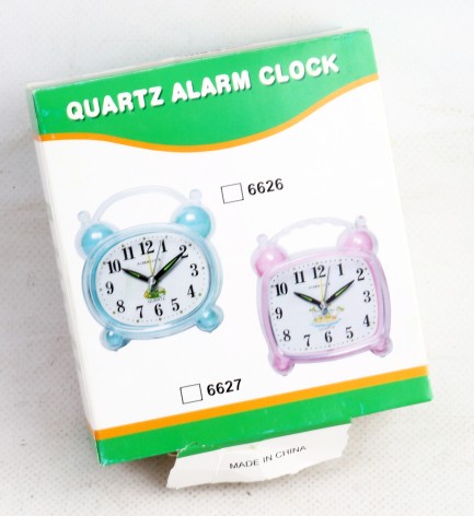 УЦЕНКА 20% Настільний годинник - будильник 6626-6629 9,5х11,5см