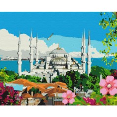 Картина за номерами: Літній Стамбул 40*50 BS51586