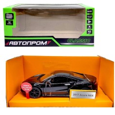 Машинка металева серії Автопром 1:30 2017 Acura NSX (ЧОРНА)