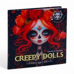 Раскраска интегральная, Creepy Dolls, 16 х 16 см, 24 листа
