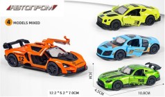 Машина мет. АВТОПРОМ 1:43,4 виду, відкр.двері, кор.12*7*5см 