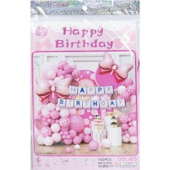 Набір повітряних куль для створення фотозони, 102 штуки 1404-11/QQL-025