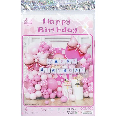 Набір повітряних куль для створення фотозони, 102 штуки 1404-11/QQL-025