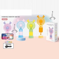 Вентилятор вбудований акумулятор, USB кабель, в кор, мікс видів 