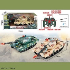 Радиоуправляемый танк акум. 2 цвета, корр. 35*14,2*14,5см /36-2/