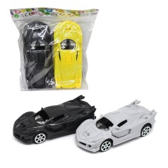 Набір машинок, 2 штуки (жовтий+чорний)